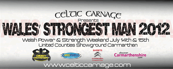 Wales' Strongest Man 2012 Banner